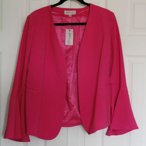 NWT Hot Pink Bell Sleeve Philosophy Blazer